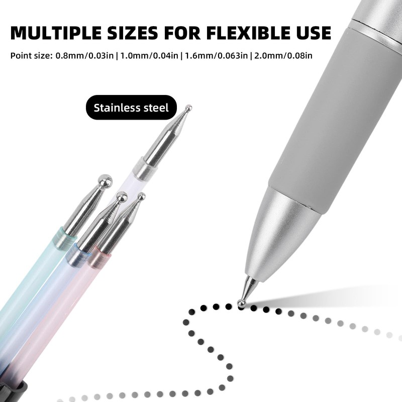 BOXOB 5-in-1 Nail Dotting Pen, Ballpoint Design Professional Manicure Tools