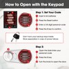 Goldenkey Small Kids Safe for Money, Digital Mini Safes with