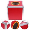 NUOBESTY 20CM Lottery Lucky Box Square Raffle Ball Game Box