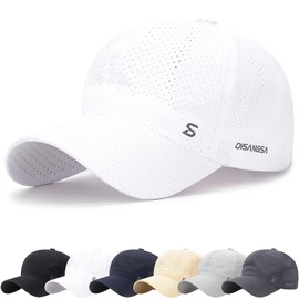 Baseball caps for Mens and Womens with Adjustable Buckle Sports Cap for Men's Accessories Unisex Cotton Plain Hat Breathable Summer Sun Visor Hat Trucker Outdoor Sport