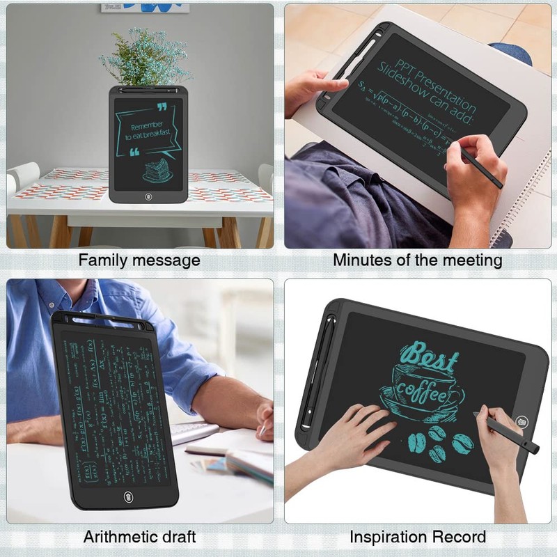[2 Pack] TIQUS LCD Writing Tablet Pad 9.25 Inch Ewriter