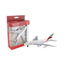 Daron Toy Airplane RT9904 – Emirates A380 – Die-Cast Metal Model Airplane Toy with Plastic Parts for Kids Ages 3+