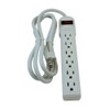 MyCableMart 6ft 6 Outlet Power Bar (14AWG/15A) with 90J Surge