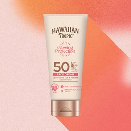 Hawaiian Tropic | Glowing Protection Face Sunscreen LSF 50 UVA + UVB Protection, 50 ml
