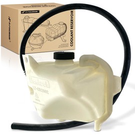 A-Premium Engine Coolant Overflow Recovery Reservoir Tank with Cap Compatible with Chrysler Sebring 1996-2000, Cirrus 1995-2000 & Dodge Stratus 1995-2000, 2.5L