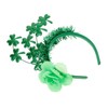 Ciieeo Party Hair Clasp Shamrock Headband Clover Design for Patrick's