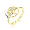 Philip Jones Gold Plated Adjustable Tree of Life Ring Created