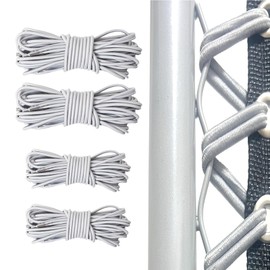 Hugwish Rubber Cord for Zero Gravity Chair Universal Replacement Cords for Relaxing Chair Garden 4 Pieces (2 x 2.2 m + 2 x 1.4 m), The Short Rope Replaces the Upper Part The Long Rope Replaces the