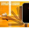 Dual Wireless Charging Alarm Clock Radio with Bluetooth Speaker, FM