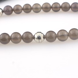 beirunde Tasbih Tesbih Islamic 33 Prayer Beads, Muslim Islam Subha Sebha Worry Beads, Misbaha Masbaha Tasbeeh Sibha Beads, Allah Mohammed Ramadan Rosary, 10mm Smoky Quartz Crystal Beads with Tassel,