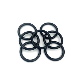 Boxonly 50 PCS O Rings Nitrile Rubber Round O-Rings Seal Grommets 33mm OD 30mm ID 1.5mm Width Metric Sealing Washer O-Ring Gasket Black