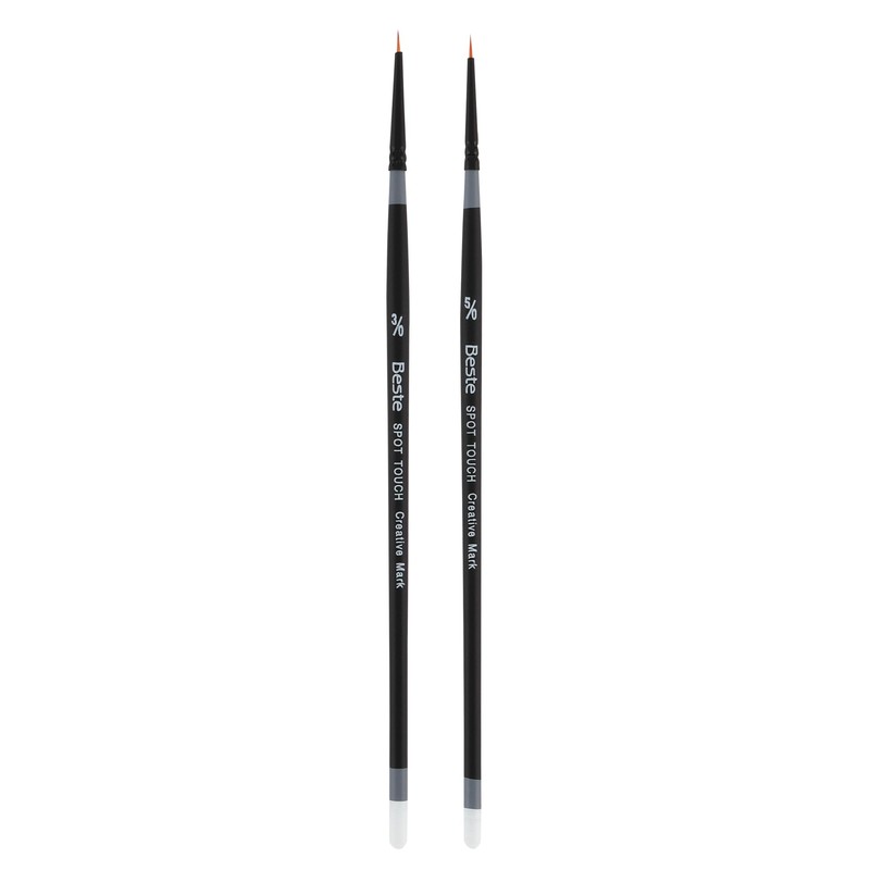 Creative Mark Beste Golden Taklon Spot Touch #1-2 Pack Artist