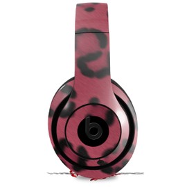 Skin Decal Wrap Works with Beats Studio 2 and 3 Wired and Wireless Headphones Leopard Skin Pink Skin Only Headphones NOT Included