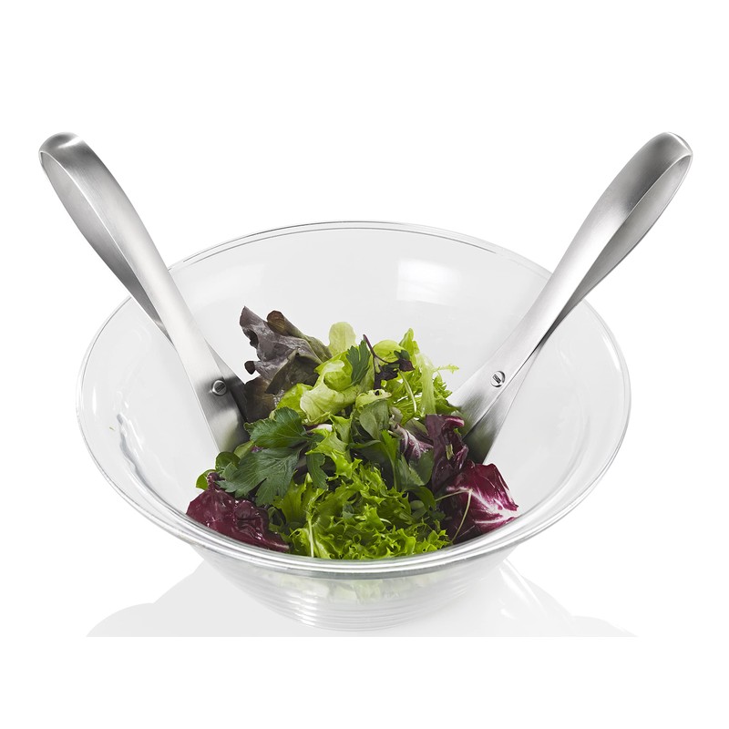 AdHoc SG10 Stylish Curve Stainless Steel Salad Servers Set Two