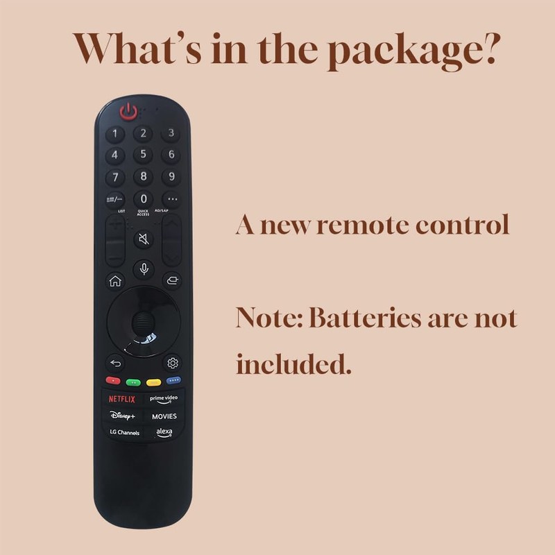 MR23GA Replacement Remote Control with Voice and Pointer Function Easy