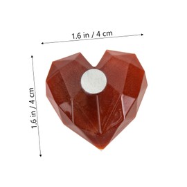 WOONEKY Heart Nail Art Palette 4pc Nail Tips Display Racks for Salon Schools Artists