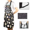 JXGZSO Motivational Christian Apron With God All Thing Are Bossible