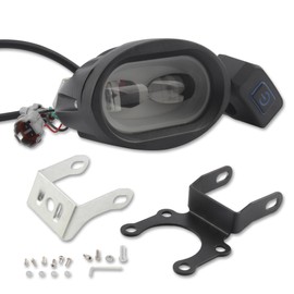 ABCERRSI PowerMotor 20W Headlight Kit,Motorcycle lens Front Headlamp LED Light External with Control Switch, Bracket and Screw for Surron Light Bee X and S X260 X160 Segway Dirt Bike