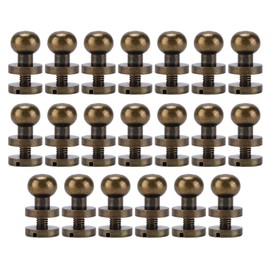 20set Brass Rivets Bronze Wear Resistance Luggage Hardware Accessories for Handbags Shoes Clothes10x8mm