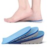 Height Increase Insole Heel Lift Inserts Invisible TPE Half Increased
