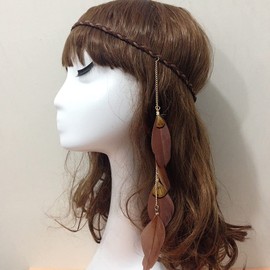BlueSpace Headbands Boho Feather Dreamcatcher Hair accessories Indian Hippie Clothes Peacock Headpiece for Women Girls