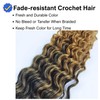 Brown to Honey Boho Hair 4/27# Ombre Synthetic Boho Braids