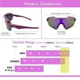 XII WY shield polarized Youth Kids junior Sports Sunglasses Cycling Running Golf baseball for Boys Girls