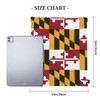 Richugui Drawstring Backpack Maryland State Flag Backpacks Swim Bag For