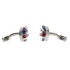 Alamode England UK United Kingdom Flag Colors Cuff Links ALAL01387
