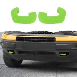RT-TCZ Tow Hook Covers Bumper Rubber Protector Exterior Accessories for Ford Bronco Sport 2021-2025 (Light Green)