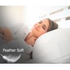 MistyMorning Pillow Cases 4 Pack - Standard Size (50x75+15cm), Egyptian