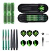 sanfeng Plastic Tip Darts 20 g with Green Plated Brass