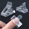 10 Pieces Transparent Nail Clips, Gel Nail Clips, Crystal Nail