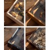 JOSON 2 packsWooden Dried Flower Photo Frame Dried Flower Display