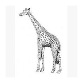 Pewter Giraffe Badge or Brooch Gift for Scarf, Tie, Hat, Coat or Bag