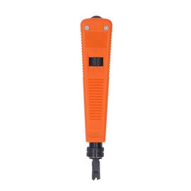Double Blade Network Wire Cable Punch Down Tool Rotatable Portable Tail Net Cable Impact Tool for Cat 6A