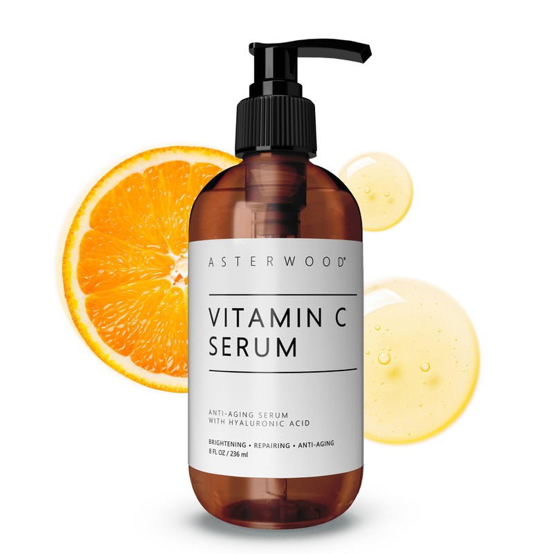 Vitamin C Serum 4 oz with Organic Hyaluronic Acid -