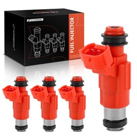 A-Premium - Inyectores de combustible compatibles con Mitsubishi Mirage 1997 1998 1999 2000 2001 2002, Lancer 2002 2003, 1.8L 2.0L, gas, juego de 4, reemplazo# 7319595