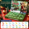 Dinosaur Christmas Countdown Calendar 2026, 24-Day Advent Calendar with 24