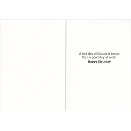 Fly Fisherman - Avanti America Collection Birthday Card