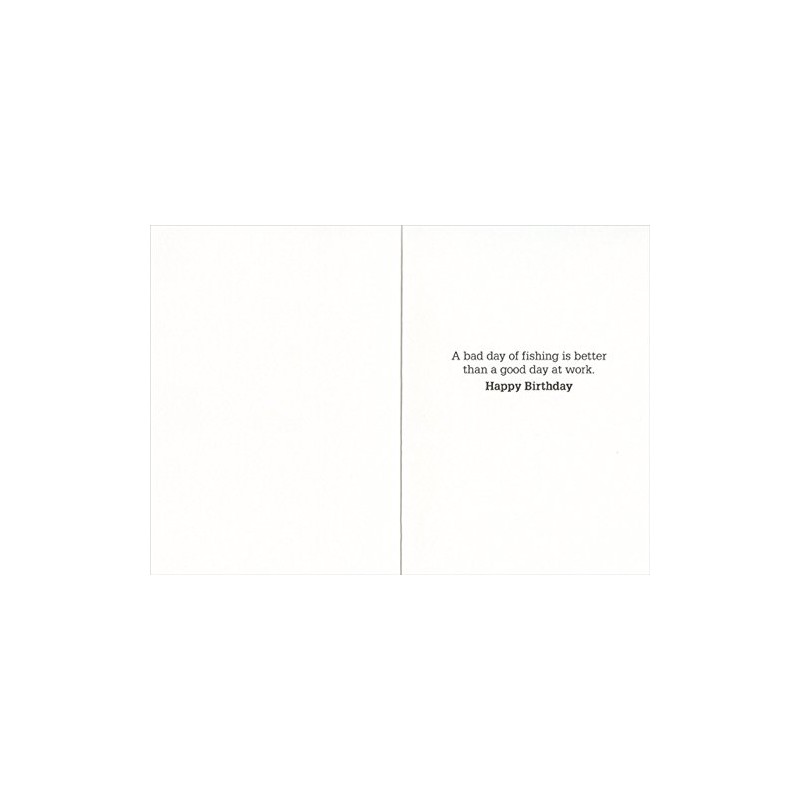 Fly Fisherman - Avanti America Collection Birthday Card