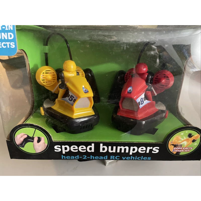 The Black Series Remote Controlled Speed Bumper Cars - Yellow