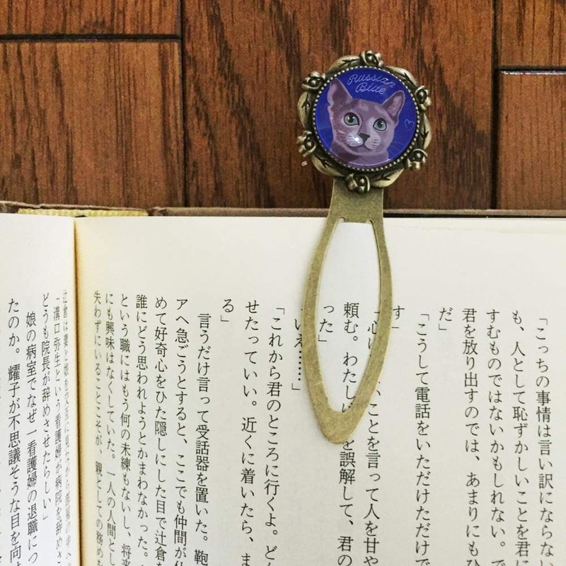 cat hachiware1 book marker clip cat bookmark bookmark cat