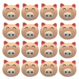 Cute Pig Head Refrigerator Magnets JfwuHap 16Pcs Funny Decorative Fridge Magnets Fridge Stickers for Refrigerator for Office and Kitchen Locker Whiteboard Photo