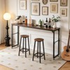 Aibiju Over Bed Desk with Wheels Adjustable Height, King Size