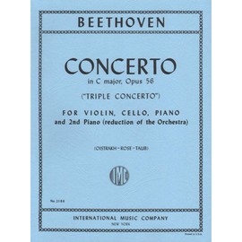 Beethoven, Ludwig - Triple Concerto in C Major for Violin, Cello, Piano and Orchestra, Op 56 - Arranged by Oistrakh-Rose [Sheet music] [Sheet music] [Sheet music] [Sheet music] [Sheet music] [Sheet music] [Sheet music] [Sheet music] [Sheet music] [Sheet 