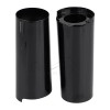 Unbranded +2" Extended Black Fork Cans Boots Covers For Harley
