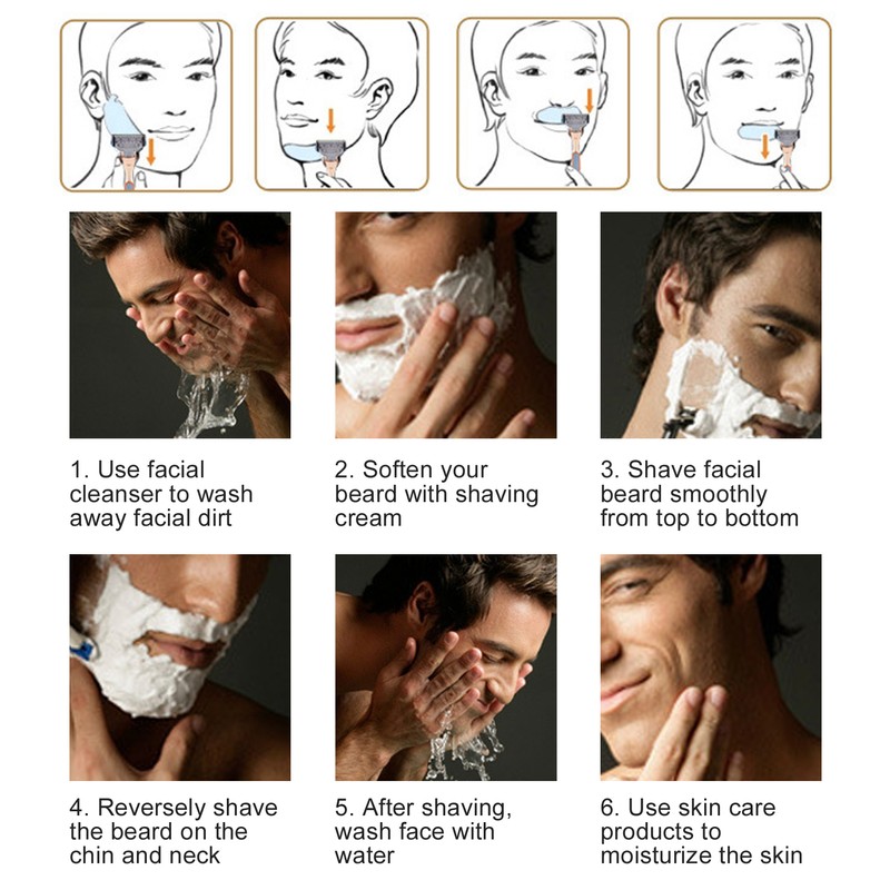 Safety Razor Professional Home Barber Shop Travel Portable Men Alloy