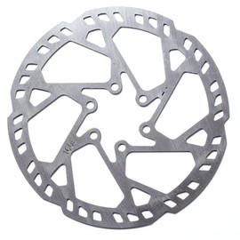 Clarks Cycle Systems CL-01 E-Bike Single Piece Steel 6-Bolt Disc Brake Rotor, Silver, 180mm