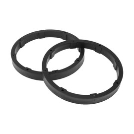 X AUTOHAUX Universal for 6.5" Speaker Spacer Ring Tweeter Speaker Spacer Adapter Waterproof Speaker Subwoofer Mounting Spacer Bracket Ring 2 Pcs